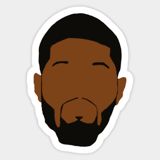 Paul George Face Art Sticker